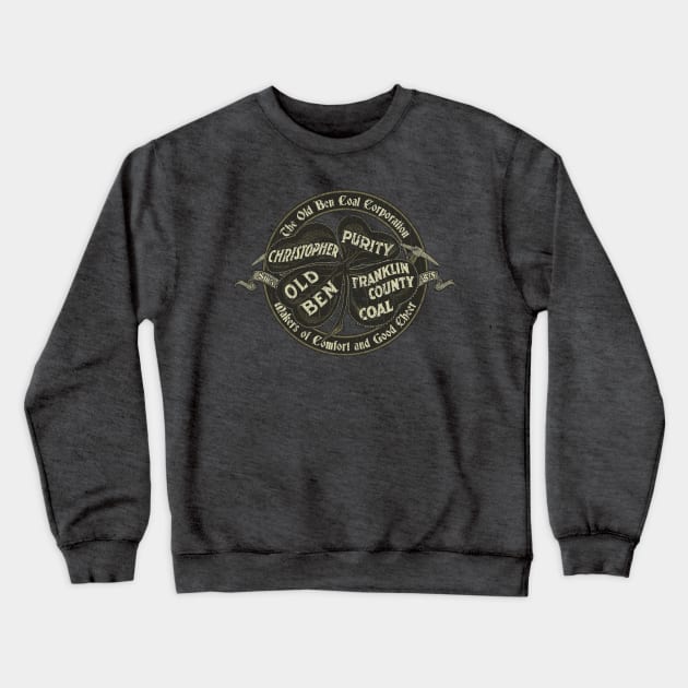 Old Ben Coal Corporation 1875 Crewneck Sweatshirt by JCD666